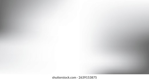 Simple silver foil background with metal mirror texture. Chrome gradient abstract