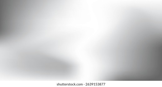 Simple silver foil background with metal mirror texture. Chrome gradient abstract simple