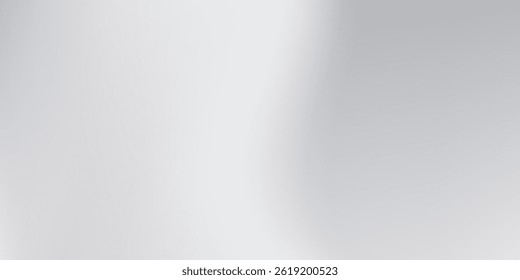 Simple silver foil mesh background with metal mirror texture. Chrome gradient surface background simple