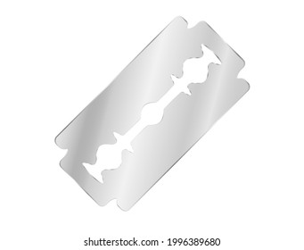 a simple silver razor that is shiny and looks dazzling