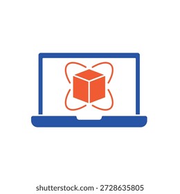 Simple Simulation icon for social media, app, and web design. Vector illustration, Eps 10.