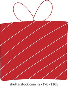 Simple Single Hand Drawn Gift Box