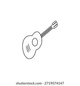 Simple single icon of Guitar