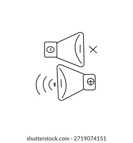 Icono simple del volumen