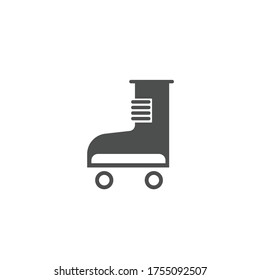 Simple Skate Vector Icon Design