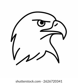 simple sketch of eagle head