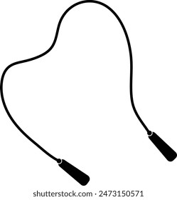 Simple Skipping, Jumping Rope Icon