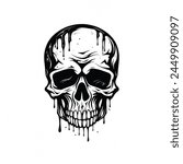 Simple skull logo black skull logo free skull logo plastic halloween skulls