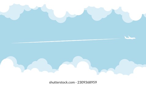 
Simple Sky Surrounded by Clouds