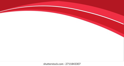 Einfache leicht gekrümmte Kurve Hintergrund für Unternehmen mit Platz für Text Vektor Illustration 10 eps