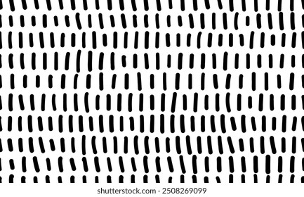 Simple small dash seamless pattern. Vector wallpaper with spots texture