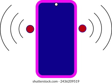  Simple smart phone icon ,icon of application for web and mobile with call icon.