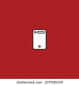 simple smart phone vector icon design 