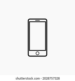 simple smart phone vector illustration for image example