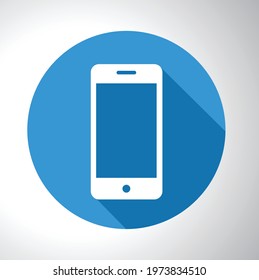 Simple Smartphone icon. Call icon vector.  