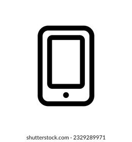 Simple Smartphone icon. The icon can be used for websites, print templates, presentation templates, illustrations, etc