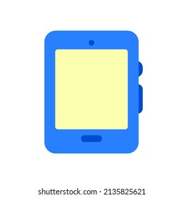 Simple smartphone icon design, vector illustration with flat style, best used for banner or web application