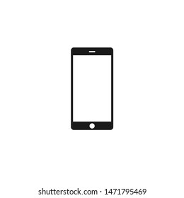 
SIMPLE SMARTPHONE ICON IN A FLAT STYLE. VECTOR ILLUSTRATION. ISOLATED ON WHITE  BACKGROUND.10 EPS.