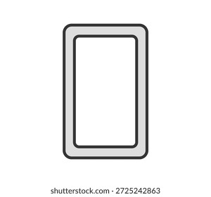 Sencillo Vector de ilustración de icono de teléfono inteligente