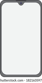 Un icono simple del Smartphone, un icono simple del teléfono