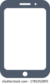 Icono de smartphone simple (Ilustración vectorial)
