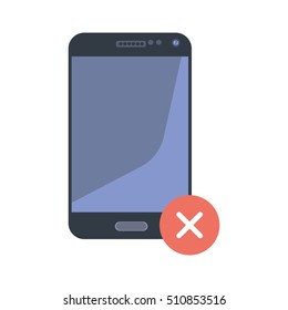 Simple smartphone icons set. Universal smartphone icon to use for web and mobile UI, set of basic smartphone elements