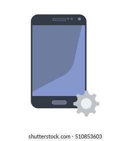 Simple smartphone icons set. Universal smartphone icon to use for web and mobile UI, set of basic smartphone elements