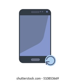 Simple smartphone icons set. Universal smartphone icon to use for web and mobile UI, set of basic smartphone elements