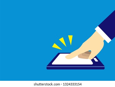 simple smartphone illustration