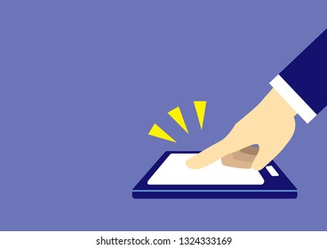 simple smartphone illustration