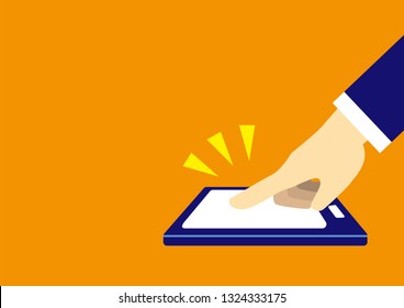 simple smartphone illustration