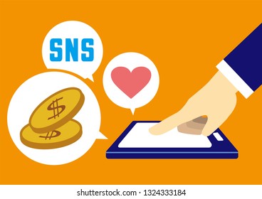 simple smartphone illustration
