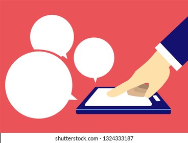simple smartphone illustration