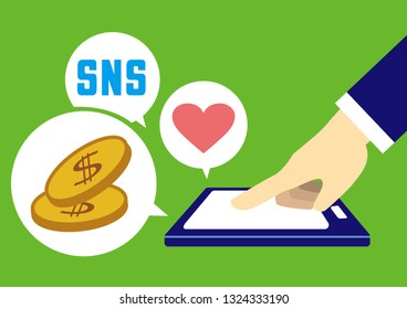 simple smartphone illustration