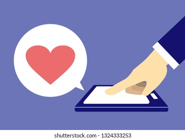 simple smartphone illustration