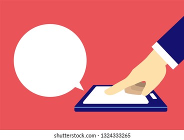 simple smartphone illustration