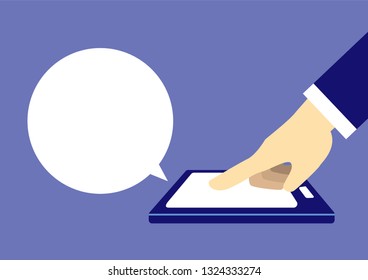 simple smartphone illustration