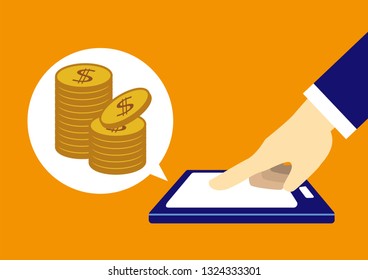 simple smartphone illustration