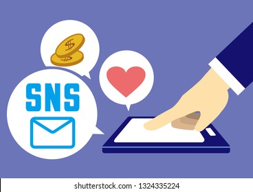 simple smartphone illustration