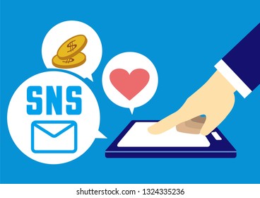 simple smartphone illustration