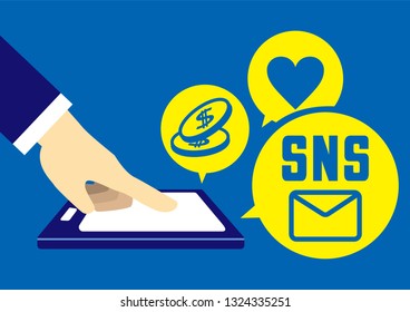 simple smartphone illustration
