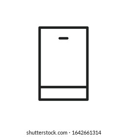 Simple smartphone line icon. Stroke pictogram. Vector illustration isolated on a white background. Premium quality symbol. Vector sign for mobile app and web sites.