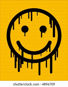 Simple smiling face (Vector)