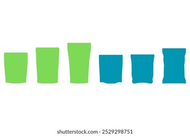 Conjunto de diseño de ilustración de bocadillo simple