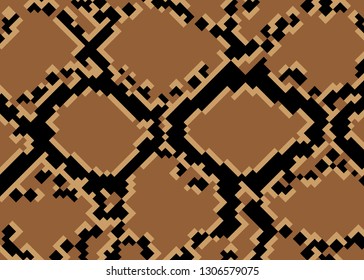 Simple snake skin pattern. vector background