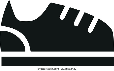 Simple sneakers icon. Premium symbol in stroke style. Design of sneakers icon. Vector illustration.