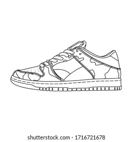 baskets simples image vectorielle