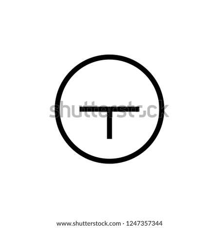 Simple sniper target black icon isolated on white background
