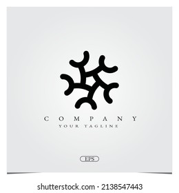 Diseño de logotipo de nieve sencillo logotipo de diseño elegante premium de plantilla para vectores 10
