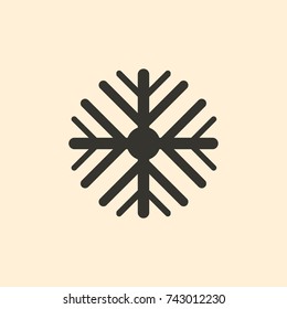 simple snowflake flat for web site